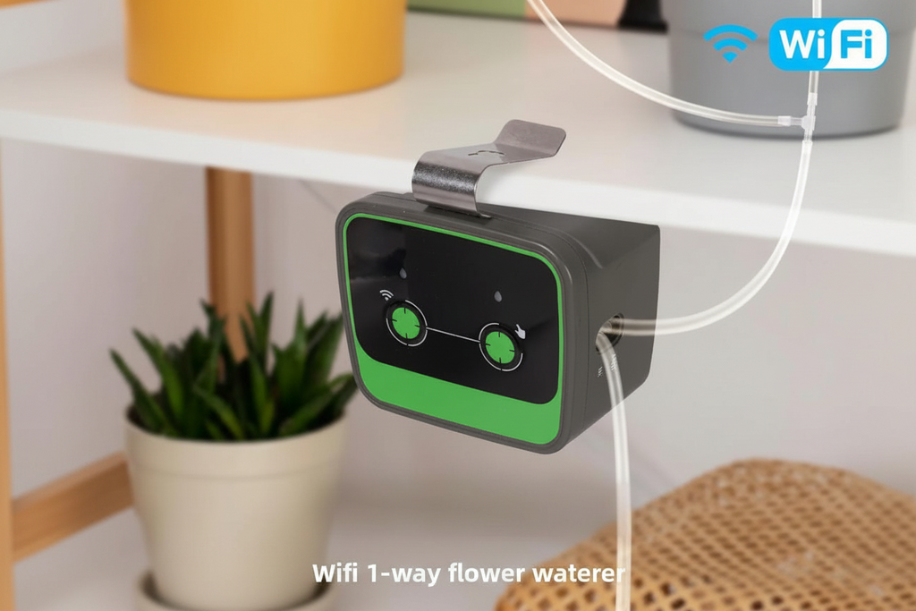 WiFi water timer for indoor plants